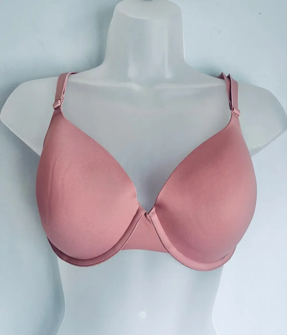 PINK Victoria's Secret Wear Everywhere Lightly Lined Bra 38C Mauve Pink NWT
